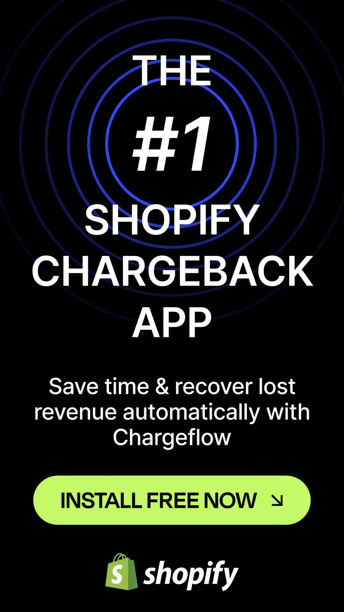 Chargeflow ad creative by DemandBox