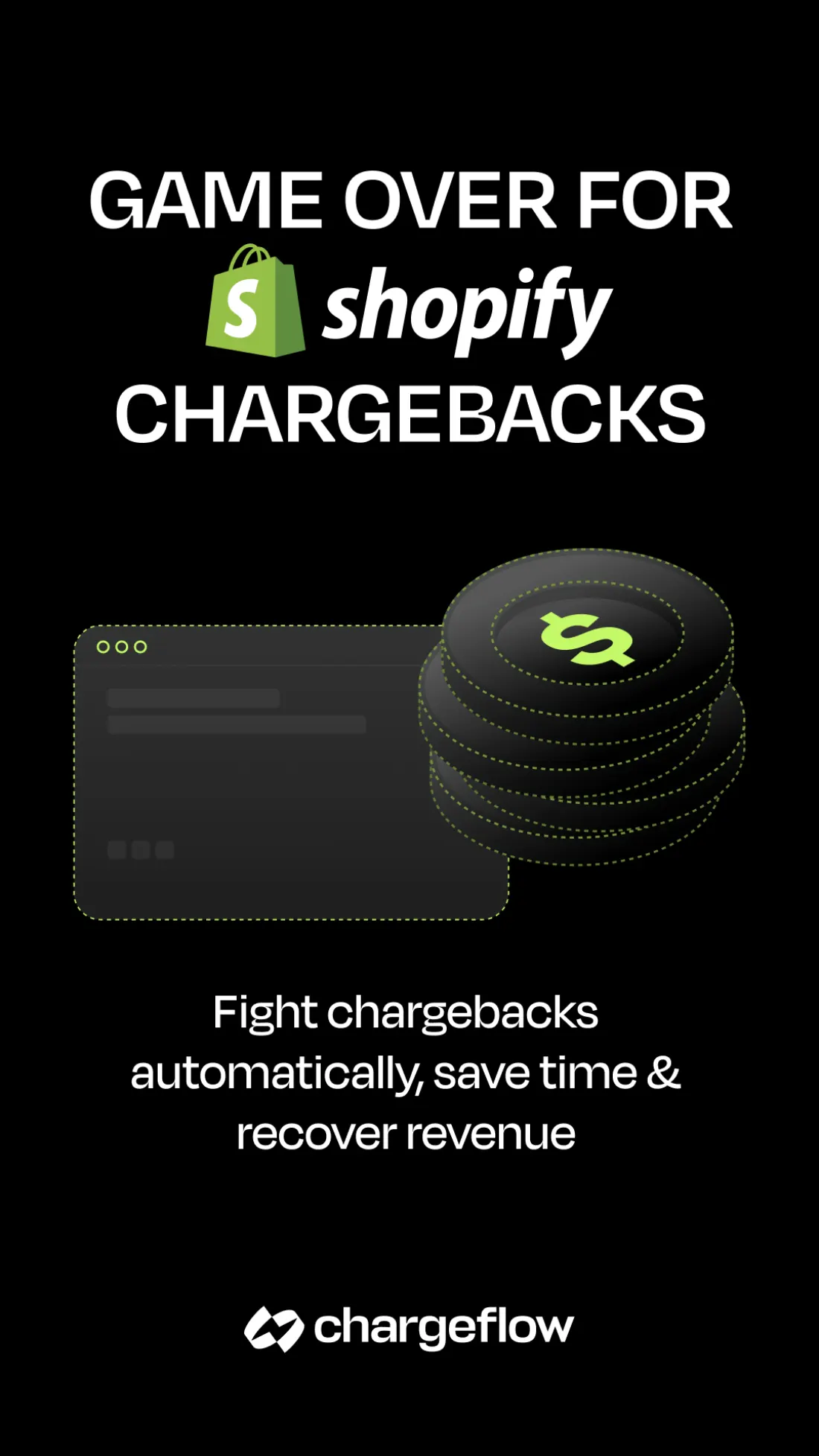 Chargeflow ad creative by DemandBox