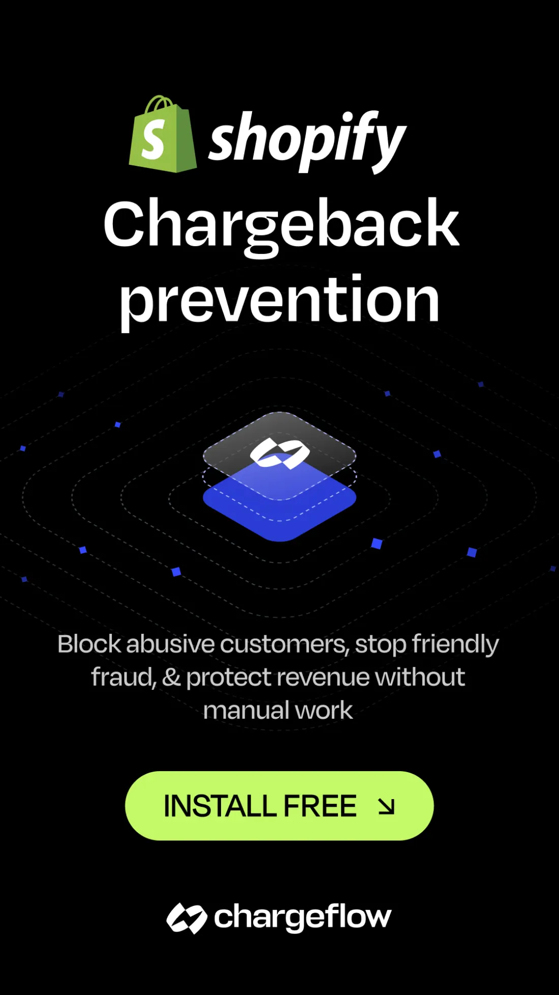 Chargeflow ad creative by DemandBox