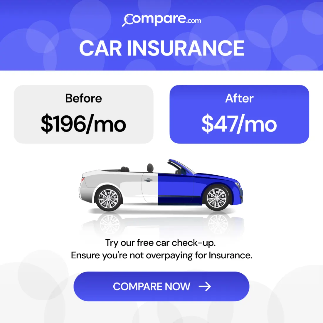 Insurify / Compare.com ad creative by DemandBox