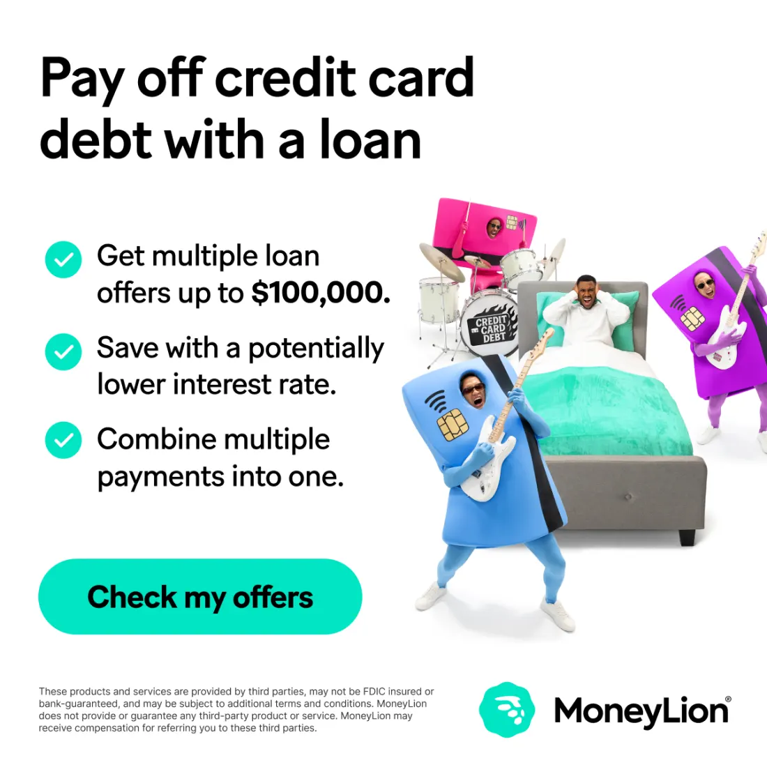 MoneyLion ad creative by DemandBox