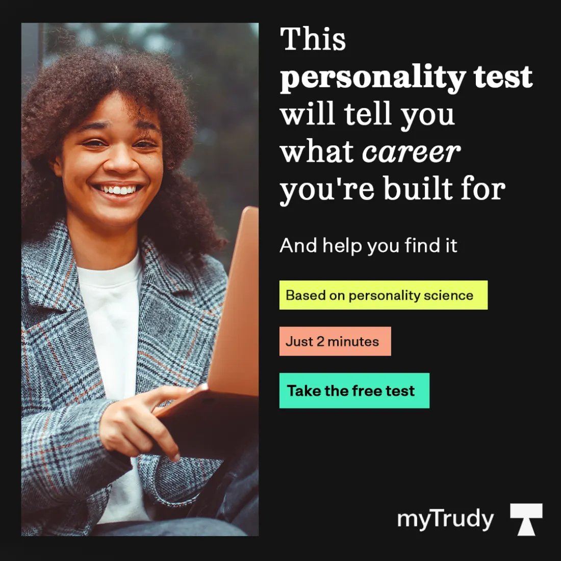MyTrudy ad creative by DemandBox