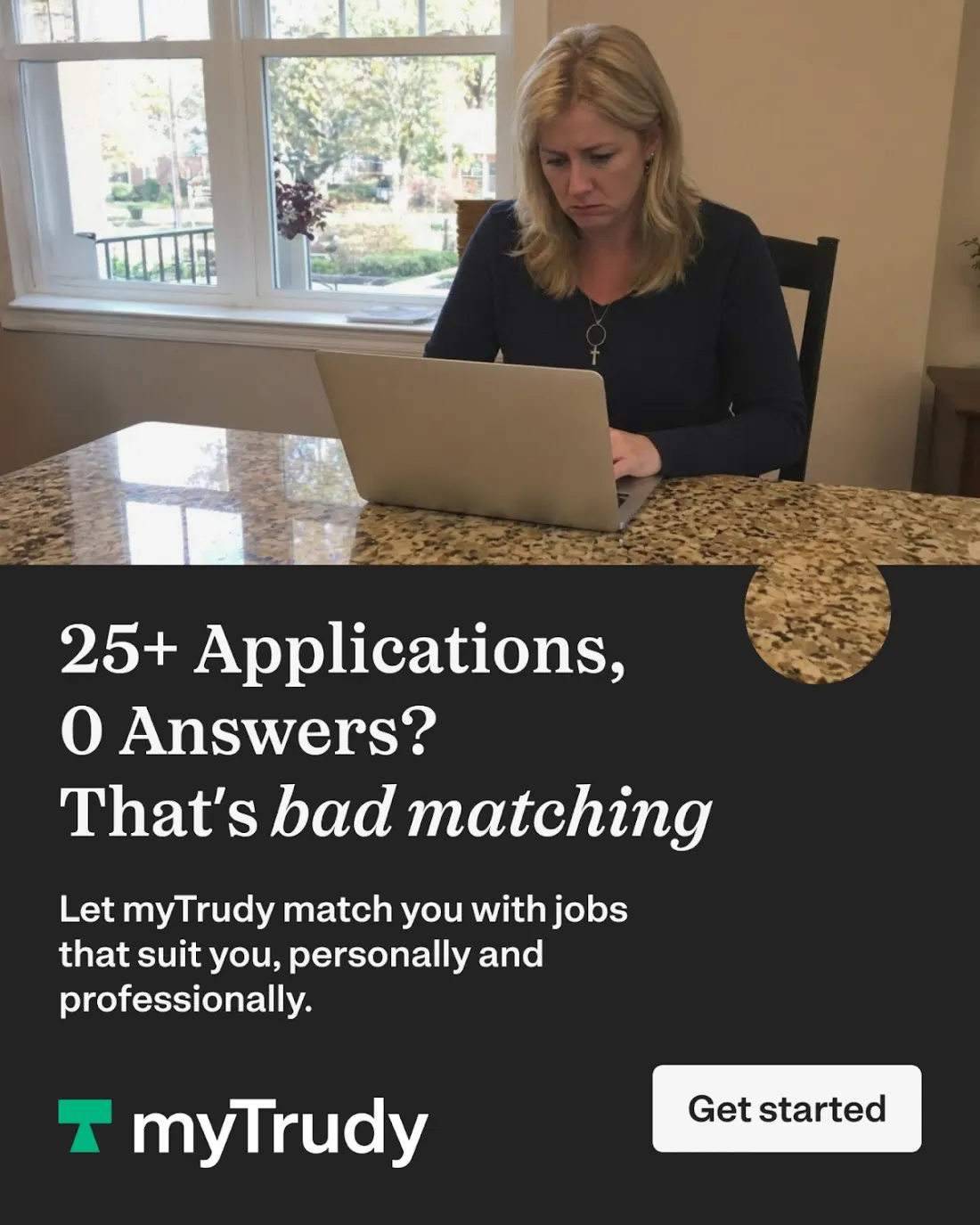 MyTrudy ad creative by DemandBox